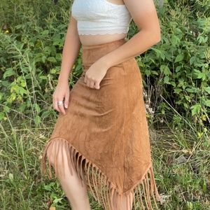 Fringe skirt